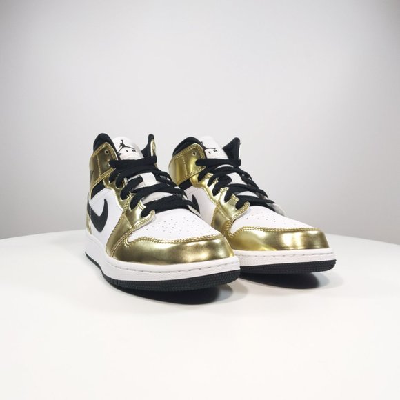 Air Jordan 1 Mid SE 'Metallic Gold' - Picture 2 of 4
